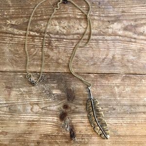 Noonday Collection Plumage Feather Necklace